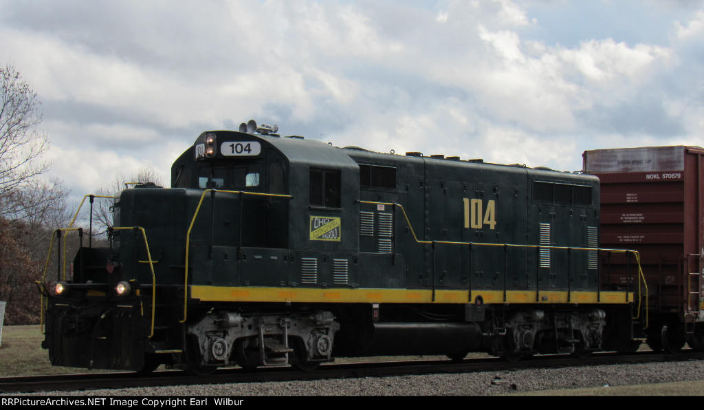 Ohio South Central Railroad (OSCR) 104